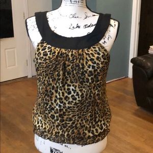 Cheetah Dress Shirt Size Medium